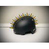 Warhawk/Mohawk Rubber Uneven Spikes Helmet Accessory Piece (Helmet Not Included)