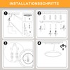 ZMH Ceiling Light LED Ceiling Light Bathroom - Diameter 18