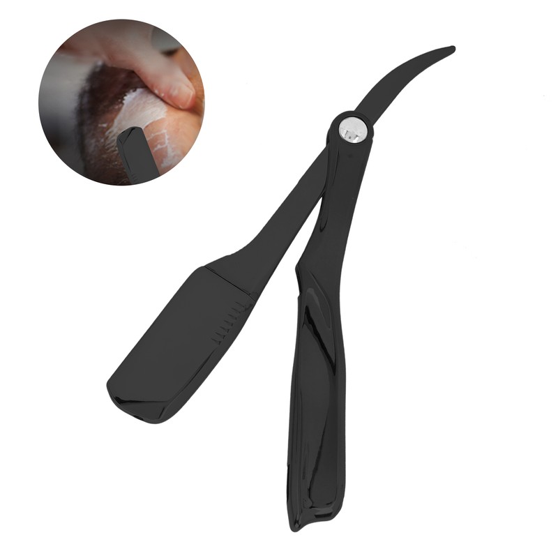 Professional Foldable Straight Edge Razor Barber Men's Shaving Razor Plating