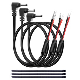 Radar Detector Hardwire Power Cord,Rearview Mirror Plug Cable,with Inline Fuse Holder,Suitable for Uniden Escort Beltronics Valentine One Cobra Whistler Radar Detector,3-Piece Set,13.7'' (DC3.5)