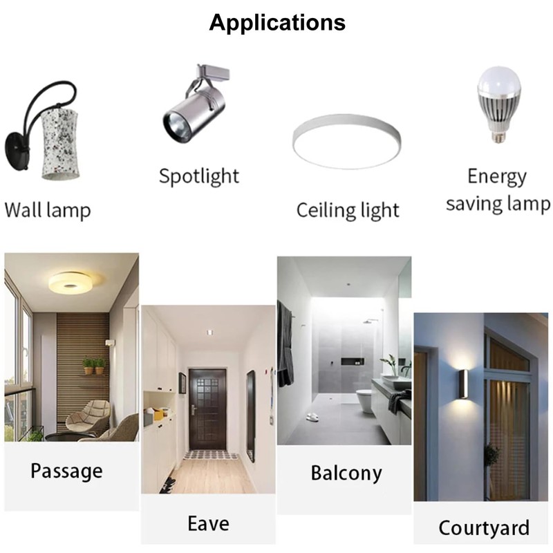 Greluma 1 Piece IP44 Waterproof PIR Infrared Motion Sensor Indoor