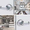 HISAFE Heavy Duty Commercial Storeroom Door Lever, Grade 2 ADA