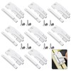 Sliding Window Sash Locks White ZUONAI 8 Pack Cam Sash