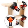 4 PCS Angle Clamps Set,60/90/120 Degree Adjustable Swing Corner Clamps