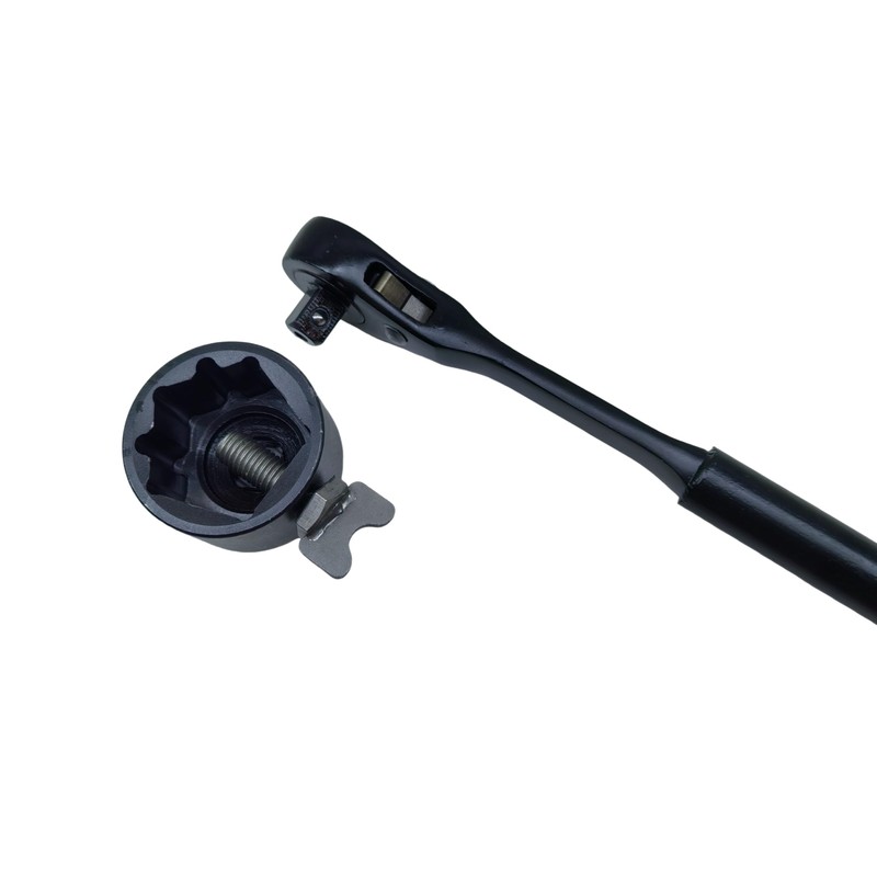 JXHONG Adjustable Ratcheting Hydrant Wrench for 7/8" to 1-3/4" Pentagon