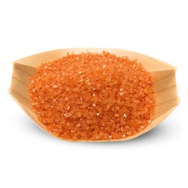 Ultimate Baker Orange Decorating Sugar - Naturally Colored Large Crystal Decorating Sugar, Cakes, Cupcakes, Ice Cream Topping, Baking (1lb Bag Orange Shine)