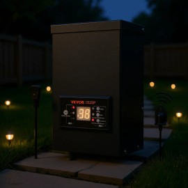 Landscape Transformer 300W 120V AC to 12V/14V AC Outdoor Spotlight Waterproof Timer Photocell SensorPower: 300W