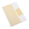 Bluetooth Keyboard Touchpad Round Keycap with Ergonomic Design Stable Connection