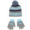 Bluey Big Kids Knit Hat and Gloves Set (Grey, One