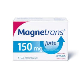Magnetrans Forte 150 mg Magnesium Capsules for Individual Dosage with Proven Magnesium Deficiency - 1 x 20 Hard Capsules