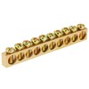 10pcs Electrical Distribution Wire Screw Terminal Brass Ground Neutral Bar