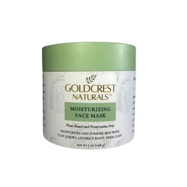 Moisturizing Face Mask for Dry, Sensitive, Acne-Prone Skin – Gentle & Natural Skincare with Clay, Oats, Neem, Jojoba, Licorice - 100% Plant-Based, Cruelty-Free, Preservative-Free, & Eco-Friendly, 7 oz