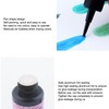 6pcs Colored UV Resin 10ml Each Pen Shaped Fast Curing
