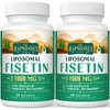 Liposomal Fisetin with Quercetin - High-Potency 1000mg Combo Antioxidant Supplement