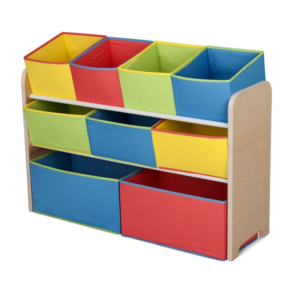 Delta Multi-Color Deluxe Toy Organizer with Storage Bins