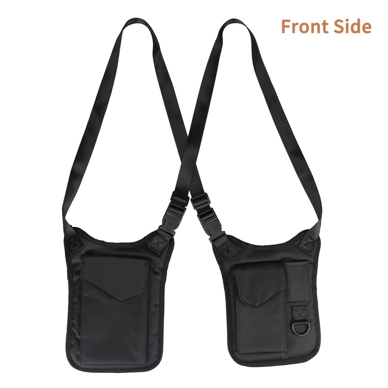 wiipara Hidden Underarm Shoulder Bag, Anti-Theft Shoulder Bag, Wallet, Multipurpose