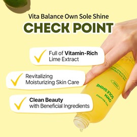 EUNYUL Vita Balance Own Sole Shine Gesichtswasser 190ml Beruhigende Haut & Koreanische Hautpflege & Toner & Gesichtspflege