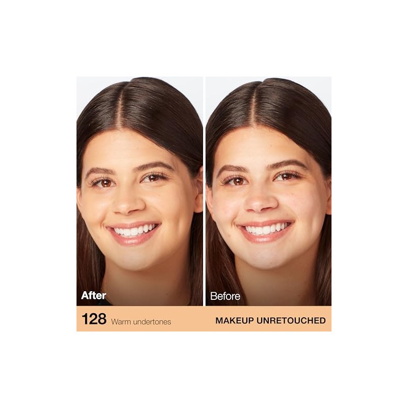 Maybelline Fit Me Dewy + Soft Foundation Maquillaje, Warm Nude,