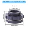 2 Inch PVC Bulkhead Fitting for Water Barrel, Water Tank,