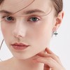 URONE Moth Earrings 925 Sterling Silver Moth Dangle Earrings With