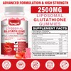 Aouewnk 2 Packs 2500MG Liposomal Glutathione Gummies Supplement