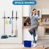 IMILLET Broom Holder Wall Mounted, Stainless Steel Broom Mop Holder