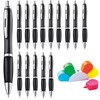 noTrash2003 50 Stück ergonomischer Kugelschreiber Kulis Druckkugelschreiber in trendigen Farben