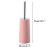 Toilet Brush with Holder, Free Standing Toilet Brushes, Closed Hideaway