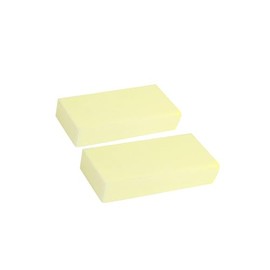 Motoforti 2pcs Beige Rectangle Shaped PVA Water Absorbing Universal Car Cleaning Sponge Block Long-Lasting