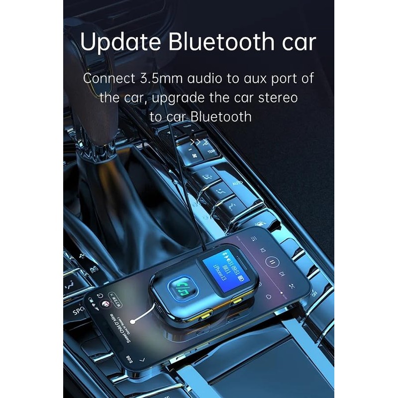 Auto 2 in 1 Wireless Bluetooth 5.0 Empfänger 3.5mm Auto