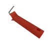 Aeration roller., white/red