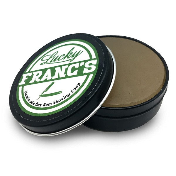 Lucky Franc's BayRum Shaving Soap - Premium Luxury Bay Rum