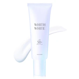 FISS SPF 50+ PA++++ White Sunscreen Face Body UV Serum 50g Makeup Base Rich Milk Type