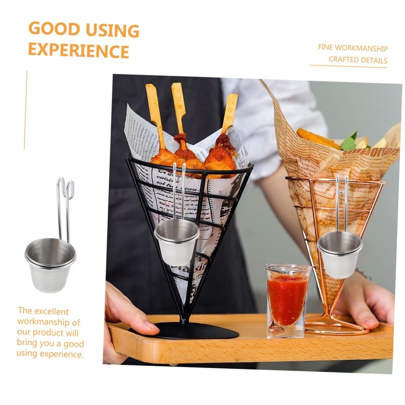 CIYODO 2 Pcs Stainless Steel Sauce Cups Sauce Storage Containers