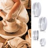 4 Pack Ceramic Clay Pottery Throwing Trimming Spinner Tool, (20