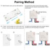 RODOT Wireless Lights Switch Kit, No WiFi Required, No in-Wall