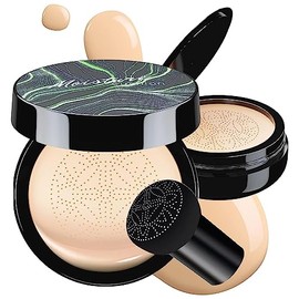 CC Cream Air Cushion CC Cream Cabeza de Seta Corrector (Ivory)- Cobertura Natural, Hidratación Ligera y Duradera, Ideal para Todo Tipo de Piel