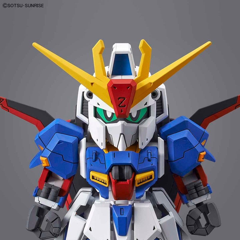 SD Gundam Cross Silhouette Zeta Gundam, Color Coded Plastic Model