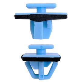 100pcs Car Wheel Arch Trim Clips Door Trim and Side Moulding Fastener Blue Plastic OEM 877561F000 Compatible with Hyundai Santa Fe Tucson KIA Soul Sportage