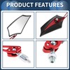 INFINAUTO Motorcycle Rear View Mirrors Motorcycle Rear View Mirrors Aluminum