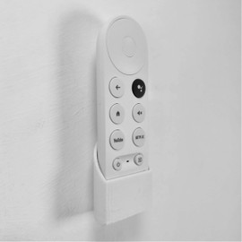 Wall Mount Wall Bracket/Stand For Google Chrome Cast Google TV Controller (Wall Mount White)