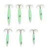 7 PCS Luminous Squid Jig 12 Hooks Stainless Steel Easy