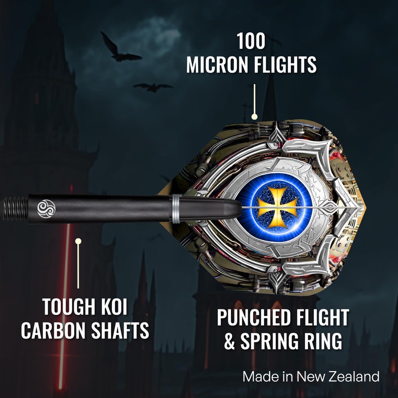 Shot! Future Knights Darkstar 90% Steel Darts 25 g