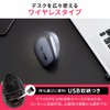 Iris Ohyama IM-R04-B Vertical Mouse, Wireless, Black, Silent, Wireless DPI