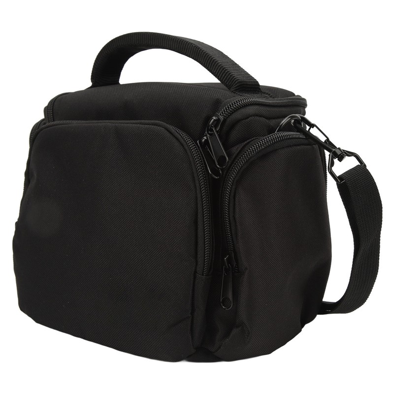 Black Single Shoulder Bag Handbag Multifunctional Waterproof Camera Messenger Hand