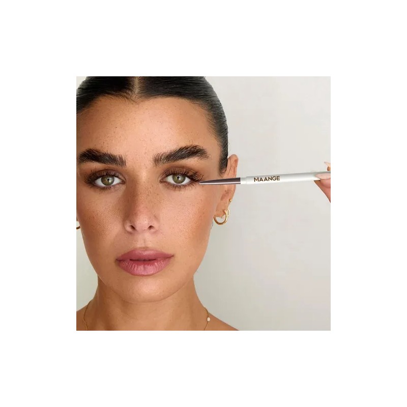 2 Pcs Delineador De Ojos Long Lasting Eye Liner Negromarrón