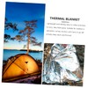 BIUDECO 1pc Double-Sided Emergency Insulation Blanket Compact Aluminum Foil Thermal