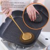 HAOHIZE Stainless Steel Wool Scrubber with Long Handle, Handheld Scrubbing