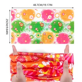 8Pcs Multifunctional Headwear Outdoor Scarf, Seamless Headwear Face Coverings, Neckwear Summer, Unisex UV Resistance Thin Tube Scarf Face Mask For Outdoor Sun Protection and Cycling