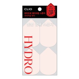 Clio Hydro Makeup Sponge Original Edge 4pcs / 클리오 하이드로 메이크업 스펀지 오리지널 엣지 4개입